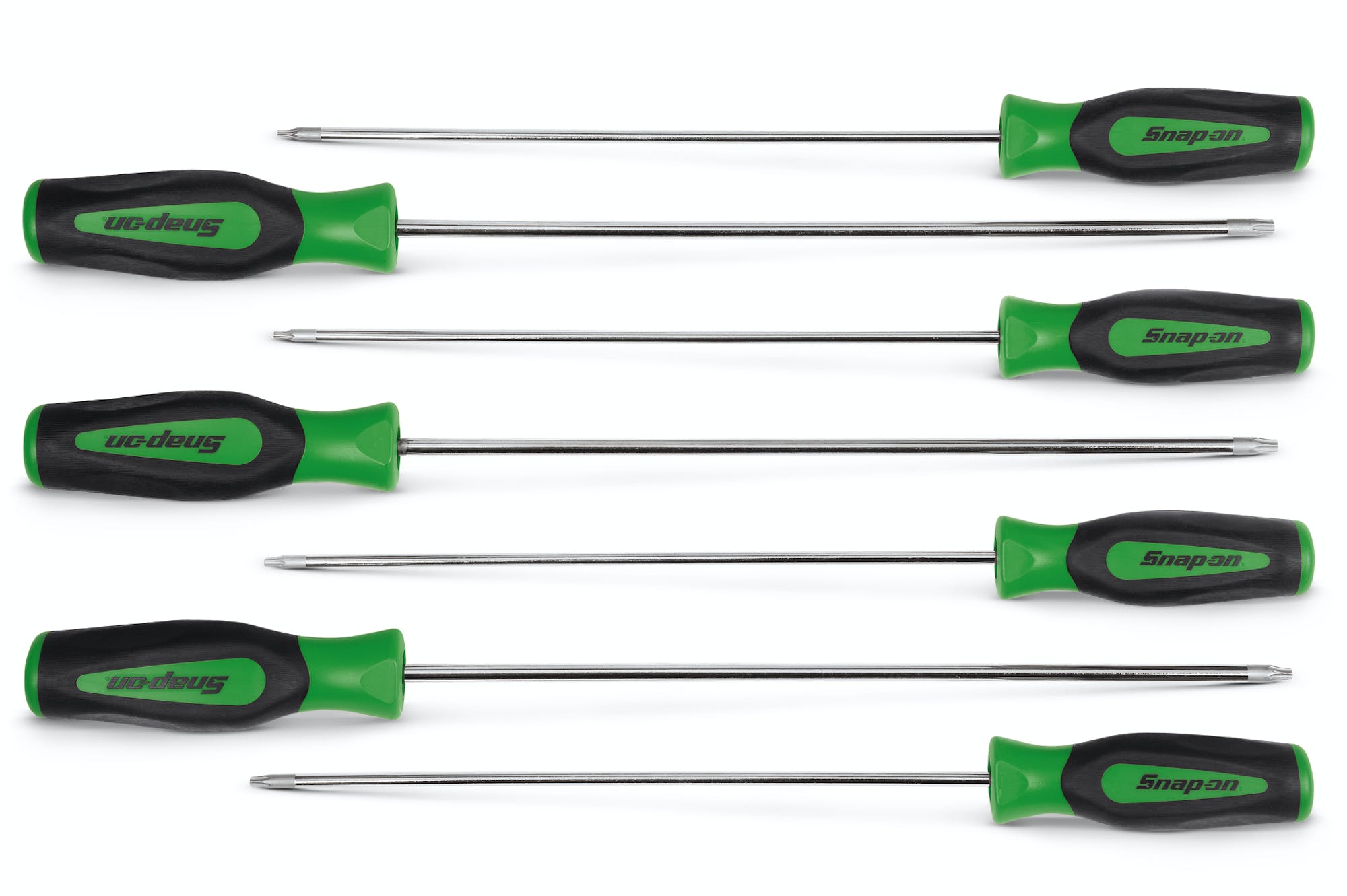 7 pc TORX® Instinct® Soft Grip Long Screwdriver Set (Green) | SGDTXL70BG 7 pc TORX® Instinct® Soft Grip Long Screwdriver Set (Green) | SGDTXL70BG